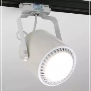 IKWF138AB 원통스포트 COB타입 화이트 레일용 30W 주광 레일조명 기구 led 까페조명 포인트등 레일등
