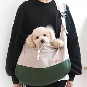 IKWFKE2W0 JMds 패리스독 투톤 뉴솔리드 슬링 그린 강아지이동장 반려견이동장 고양이이동장 애견이동장
