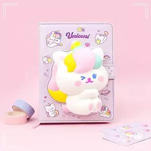 유니코니 스퀴시 어린이다이어리 어린이 문구 노트 그림 초등학생다이어리 캐릭터 일정관리 학용품 팬시