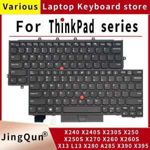 Lenovo ThinkPad X240 X13 L13 A285 X390 노트북 영어 키보드 용 미국