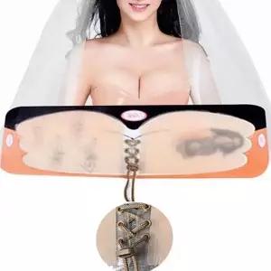 웨딩촬영 누브라 실리콘 오프숄더 드레스 웨딩 코르셋