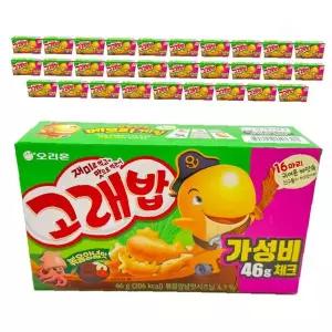 어린이 과자 46g 30봉 볶음양념 스낵 간식 옥수수 바삭한 학교 소풍용