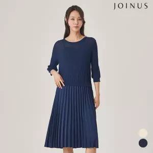 [조이너스] 7부 니트 플리츠 원피스_JACU4-WSO020