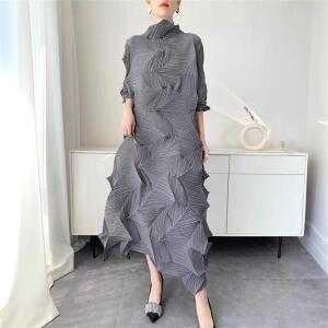 원피스 루피 기어5 피규어LANMREM 여성용 Pleated 느슨한 스탠드 칼라 풀오버
