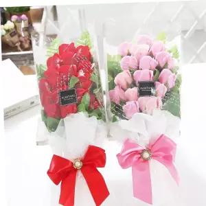 학예회 장미 15송이 꽃다발 레드 로즈데이 성년의날 부부의날