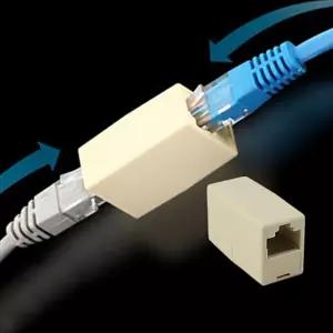 빠른배송 컴퓨터선연결 랜선 케이블 RJ45 젠더 커플러 커넥터 DD-12149 수앤서D2
