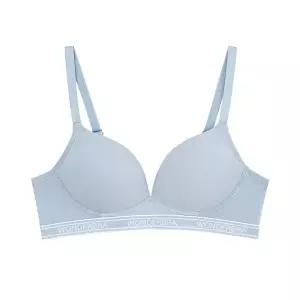 [원더브라][Wonderbra] 스포츠 아웃밴드 노와이어 브라 블루 WBWBR4M22A