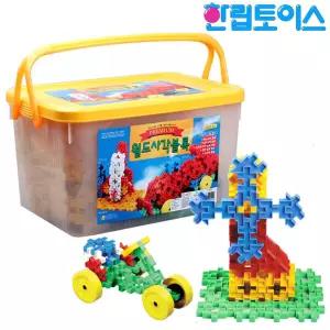 월드사각블럭 프리미엄 장난감 블록 만들기 어린이 조립 완구