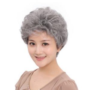더곳트 흰머리가발 백발가발 할머니 뽀글머리 뽀글이 가발
