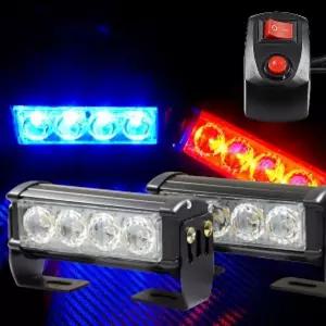 12V LED 스트로브 파박이 경광등 BH62033-2-4H자동차비상등 차량용 램프 조명 LED싸이키 싸이 비상등