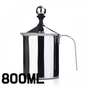 TBZ DK-SJ 스텐 우유거품기 2중 거품망 반죽기 800ml