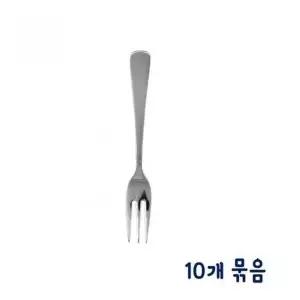 티포크 12.7cm 10개입 스테인리스 과일 포크 세트
