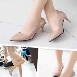 (다올)여성 하이힐 구두 에나멜힐 굽 7CM 5컬러