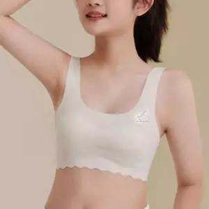 주니어 브라 학생 브라탑 심플 심리스 속옷 청소년 중학생 아동 어린이