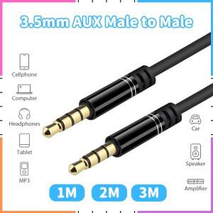 1M 2M 3M 3.5Mm Aux 케이블 수-수 오디오 스피커 전화 헤드셋 자동차 코드용 스테레오 코드