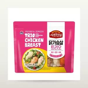 코스트코 사조안심 닭가슴살 트리오 냉장 칠리 청양 바질 1.5kg 15팩