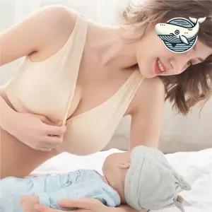 편안한 임부 수유 브라 부드러운 면 브래지어
