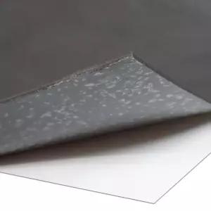 정확한 고무 - PSA 가 포함된 검은색 실리콘 시트 60A 듀로미터 매트 개스킷 소재 80~450°F 온도 저항성