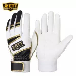 ZETT 배팅장갑 BGK-359 화이트 블랙스포츠 운동 야구 수비 글러브