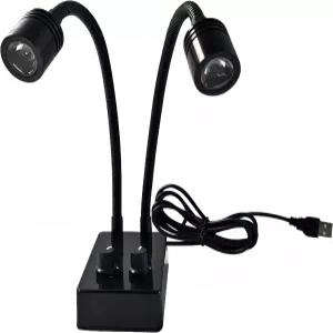스포트라이트 현미경 광원 스테레오 카메라용 USB 데스크 미니 LED 듀얼 구스넥 조명 조명기 산업용 비디오