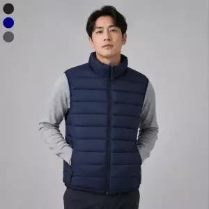 [니콜생지르][니콜생지르][A] 남성 반목 퀼팅 경량 조끼 베스트 3종 1택