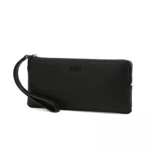 닥스 액세서리 26FW 블랙 로고장식 소가죽 미니클러치백 DBHO6F764BK