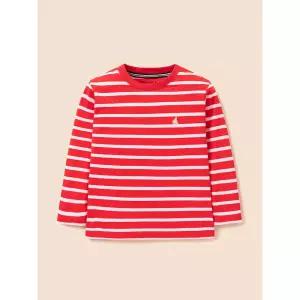 [BEANPOLE KIDS] [Essential] 스트라이프 긴소매 티셔츠  레드 (BI6841UE96)