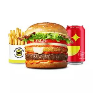 [노브랜드버거] 모짜 치폴레 베이컨 버거세트