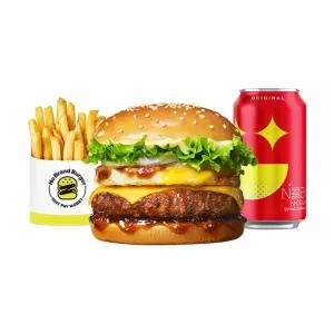 [노브랜드버거] 에그 치즈 불고기 버거세트