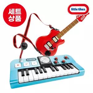 리틀타익스 [악기놀이 SET] 마이 리얼 잼 일렉트릭 기타 + 키보드 SET