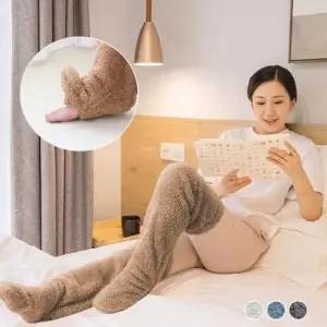 205010 성인임산부 뽀글이 보온무릎수면양말