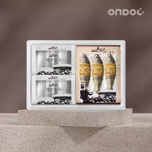 [온도씨][바로배송][온도씨]제주수산물 선물세트 모둠 2호 (은갈치 특대 2미/참조기 대 6미/총1.4kg내외)