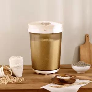 PN풍년 미쁨 진공쌀통 15kg/20kg 쌀보관통 쌀항아리 쌀독 국산 이중밀폐 절전 저소음