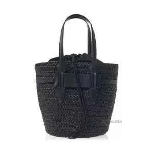 [헬렌 카민스키] SS25 여성 라피아 L 토트백 BAG51958 CHARCOAL BLACK