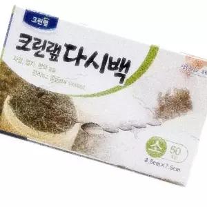 OCE 국산 국물팩 멸치 주머니 육수망 종이 티백 소형 50매