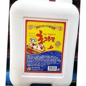 미양념 초장 진조미 초고추장 13kg 식당용 대용량 고추장 벌크