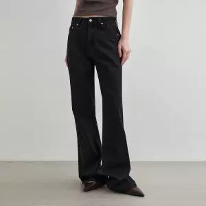 몽돌내추럴 세미 부츠컷 데님 진 블랙 MDPT059BLACK