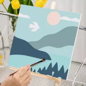 DIY 유화 색칠 캔버스 페인팅 그림 명화 그리기