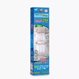2단 폴 행거 고급형 38MM 의류행거