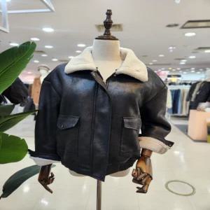 [멜로디가든]멜로디가든 여성 인조밍크무스탕 인조양털 점퍼 M4WBR119