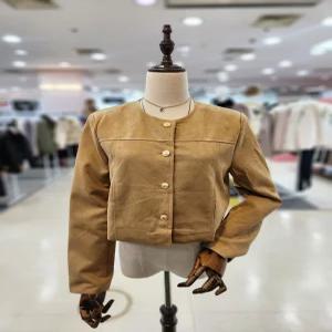 [멜로디가든]멜로디가든 여성 단추 라운드 숏 자켓 M26S2J115