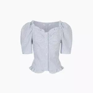 [AK분당점] [에고이스트] [BLUE LABEL] 러블리 셔링 볼륨 블라우스   ES2OBL06