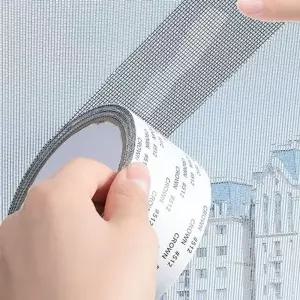 벌레차단 방충망 수리 보수테이프 롤타입 길이 2M