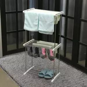 미니 실내 건조대 2단 양말 수건 속옷 빨래걸이