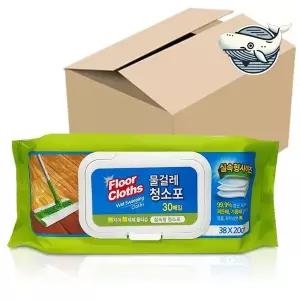 대형 물걸레 청소포 30매 청소용 물티슈