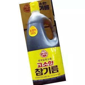 오뚜기 고소한참기름 1.8L 들기름 식용유 깨소금