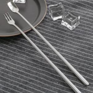 빠른배송 티포크 모던카페 롱 포크 1p 티스푼 롱수저 롱스푼 수앤서D2