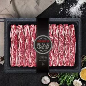 [리얼블랙][9/7(월)이후 순차출고][냉동][리얼블랙] 블랙앵거스 LA갈비 4kg 선물세트 / 척숏립 (미국산 ...
