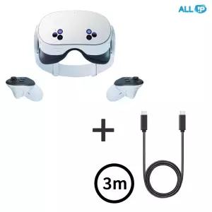 메타 퀘스트 3S meta quest 3s 256GB+ USB3.2 Gen2 C to C타입 20Gbps 100W 고속충전 PD 케이블 3m