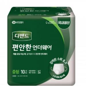 디펜드 편안한 언더웨어 중형 80매 어르신 노인 기저귀